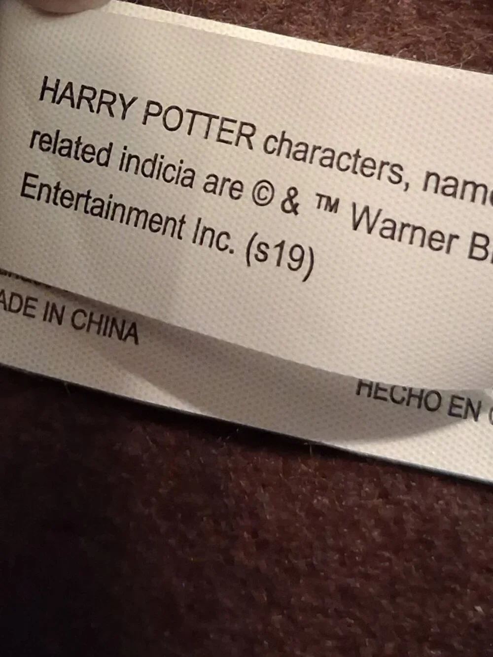 Gemmy Harry Potter Talking Sorting Hat Warner Bros. Wizarding World Works